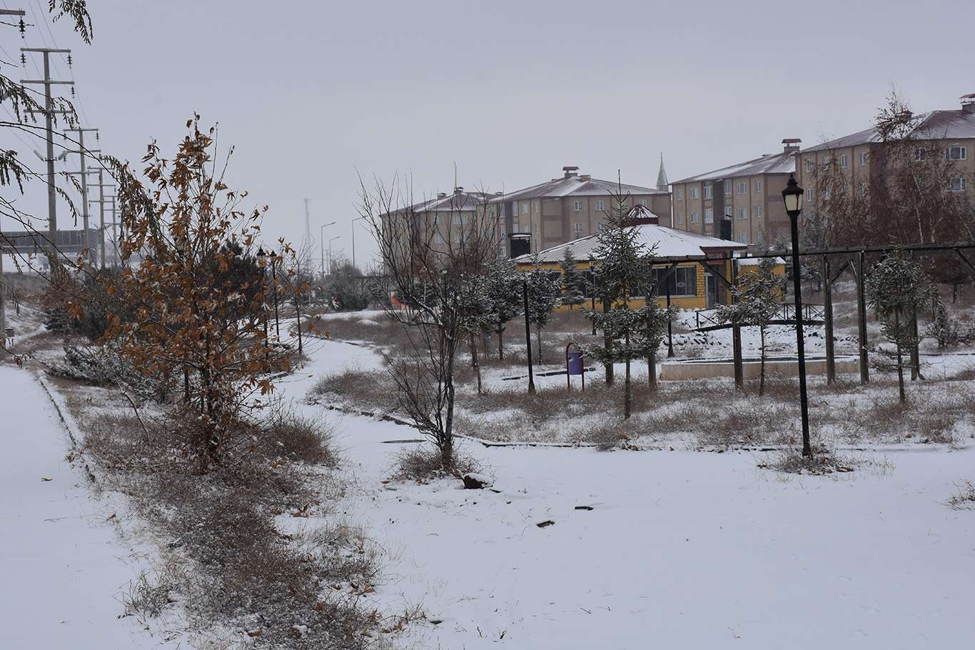 Bitlis'te yoğun kar yağışı başladı
